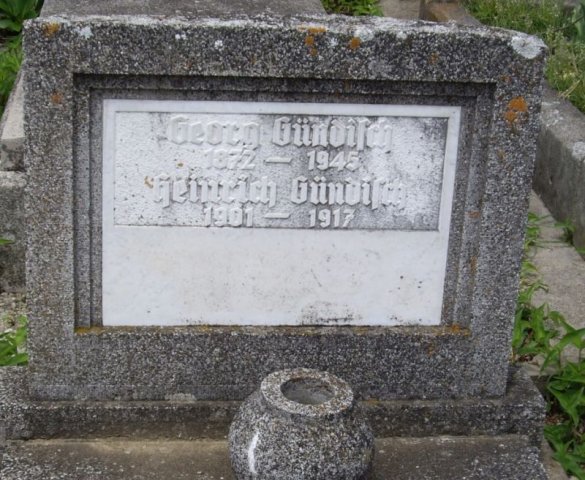Guendisch Georg 1872-1945 Grabstein